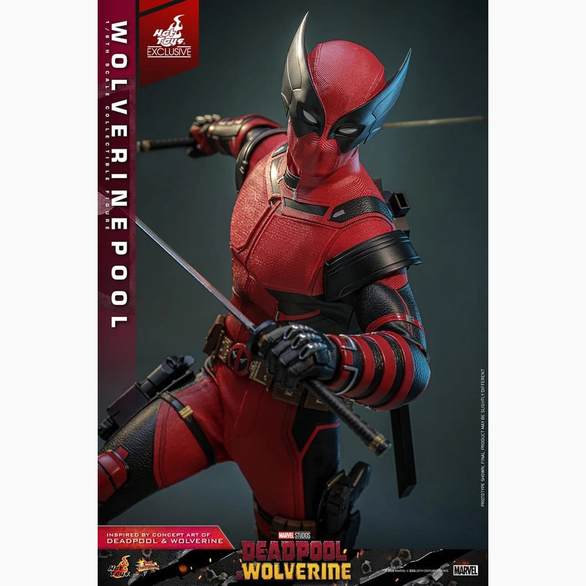 Deadpool & Wolverine Movie Masterpiece figurine 1/6 Wolverinepool Hot Toys Exclusive 31 cm - Image 5
