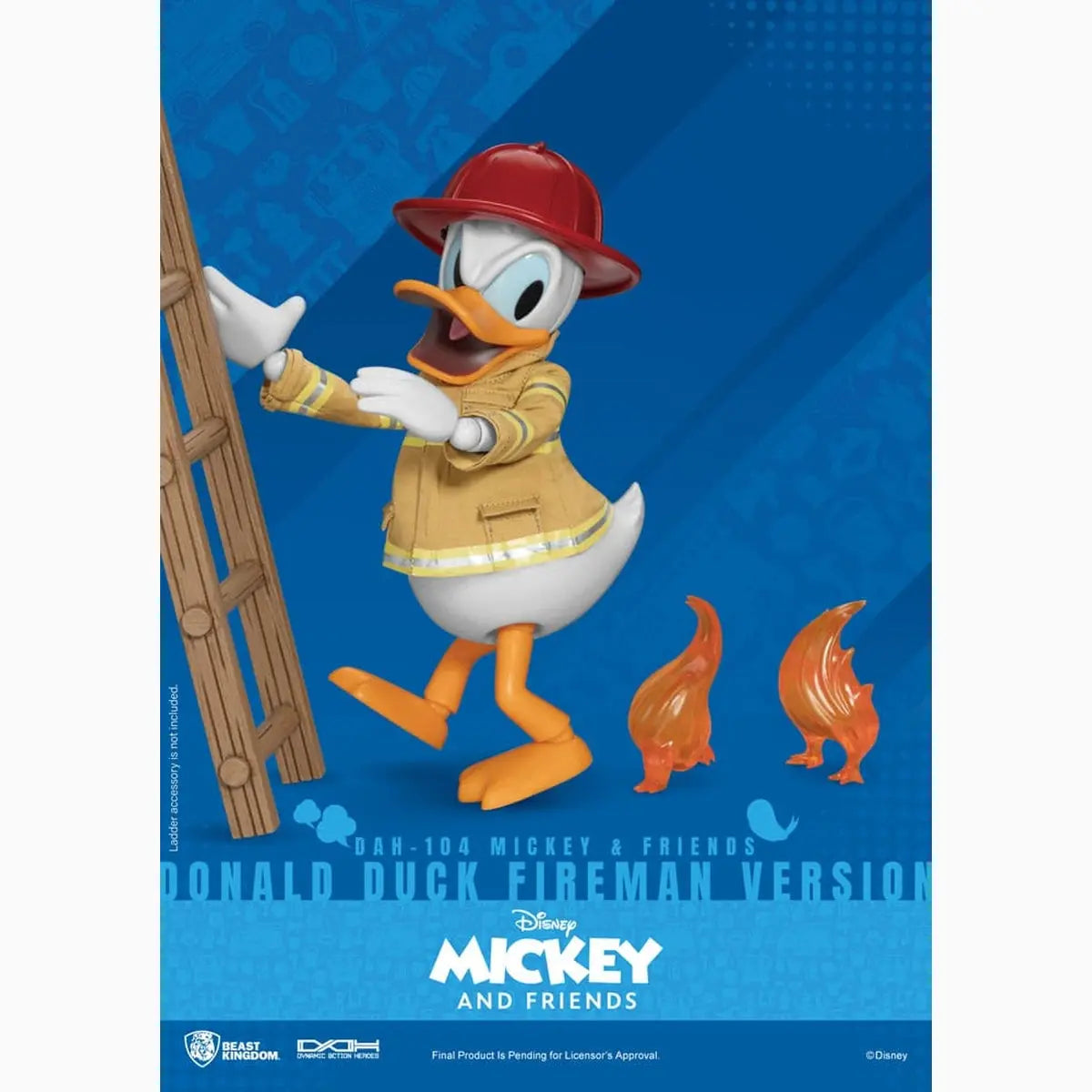 Mickey & Friends figurine Dynamic Action Heroes 1/9 Donald Duck Fireman Ver. 24 cm - Image 6