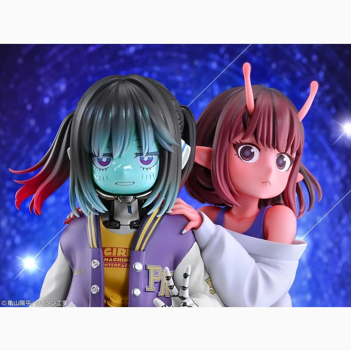 Milky Subway The Galactic Limited Express pack 2 figurines PVC Chiharu & Makina 18 cm - Image 5