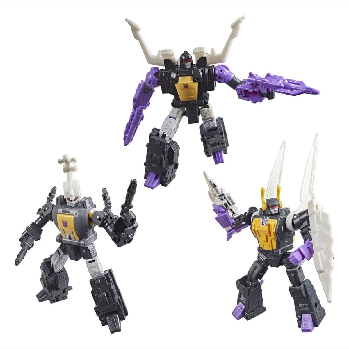 Les Transformers : le film Studio Series Deluxe Class pack 3 figurines Insecticon Bombshell, Shrapnel & Kickback 14 cm - Image 1
