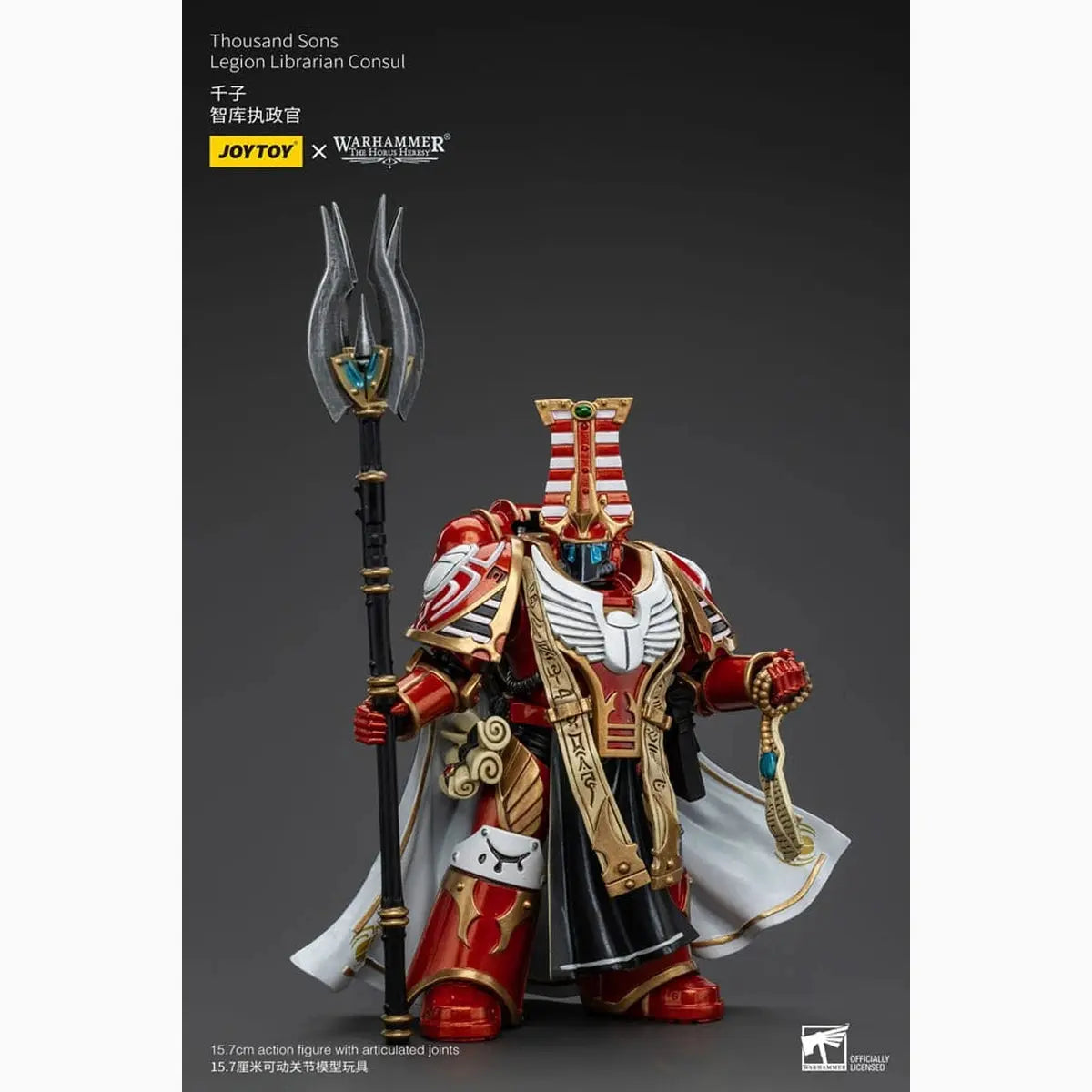 Warhammer The Horus Heresy figurine 1/18 Thousand Sons Legion Librarian Consut 16 cm - Image 5