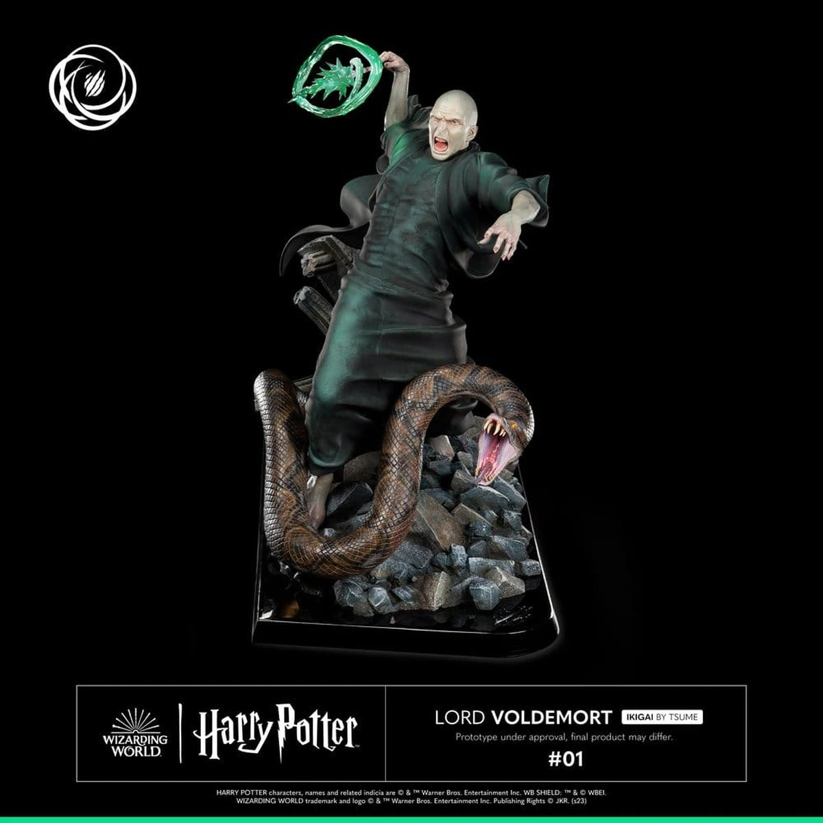 Harry Potter figurine 1/6 IKIGAI Lord Voldemort 32 cm - Image 1