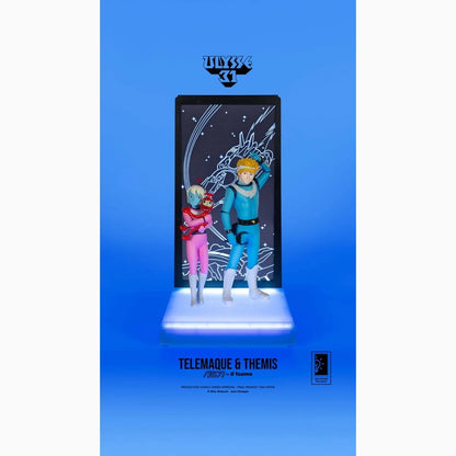 Ulysse 31 Neon figurine 1/9 Telemachus & Themis 20 cm - Image 1