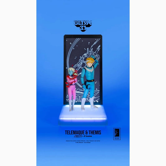 Ulysse 31 Neon figurine 1/9 Telemachus & Themis 20 cm - Image 1