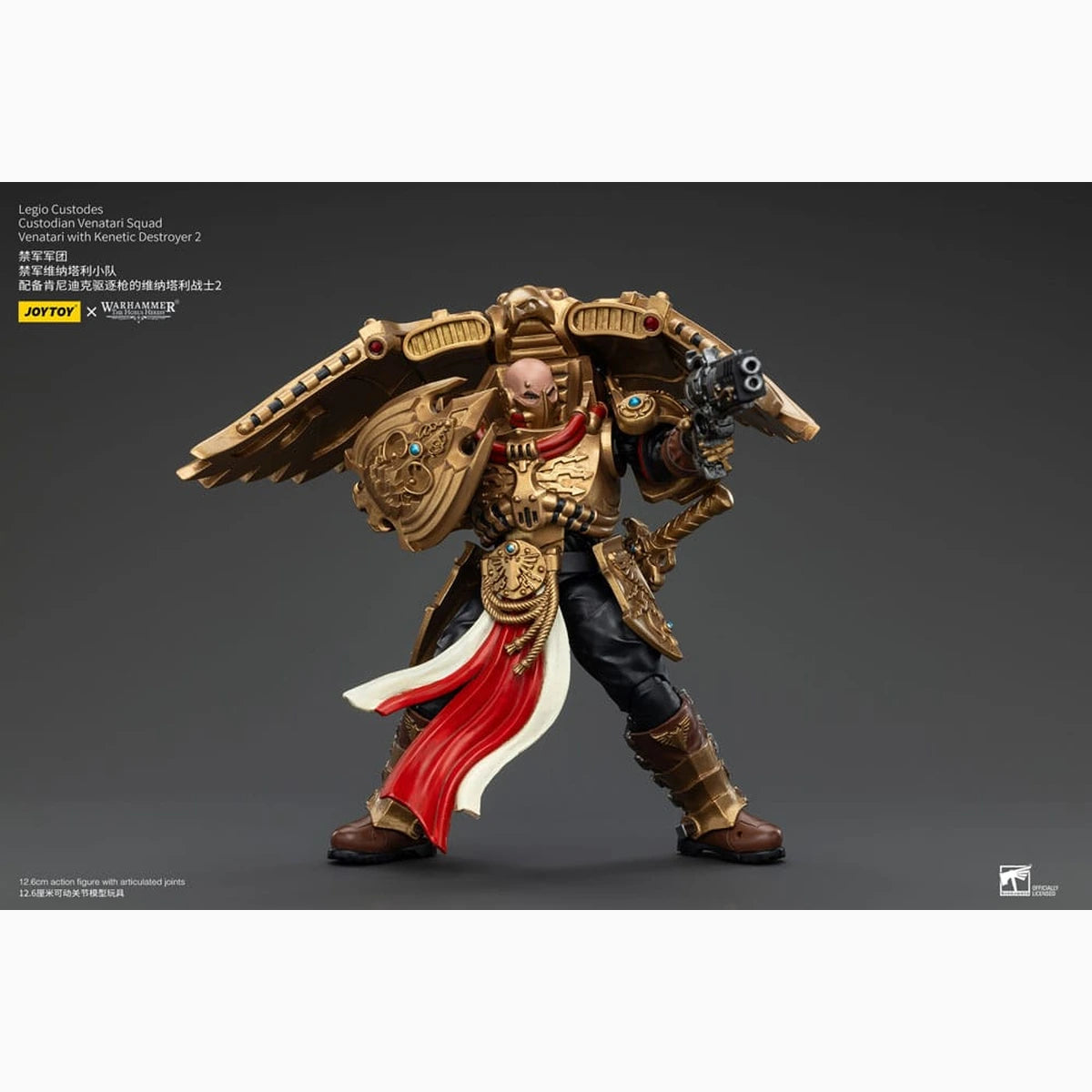 Warhammer The Horus Heresy figurine 1/18 Legio Custodes Custodian Venatari Squad Venatari with Kenetic Destroyer 2 13 cm - Image 5