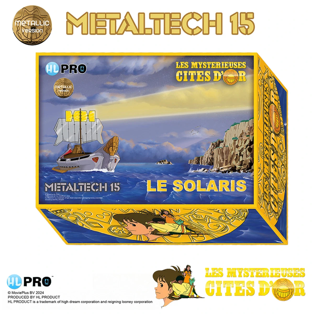Les Mysterieuses Cites D'Or Metaltech 15 Solaris Metallic Boite Fr - Image 2