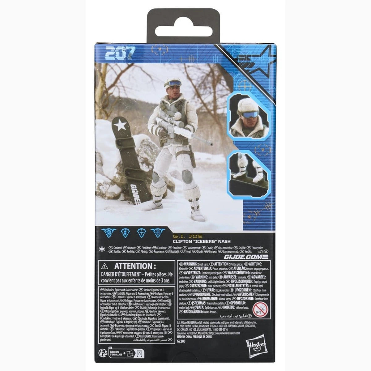 G.I. Joe Classified Series figurine #207 Clifton "Iceberg" Nash 15 cm - Image 3