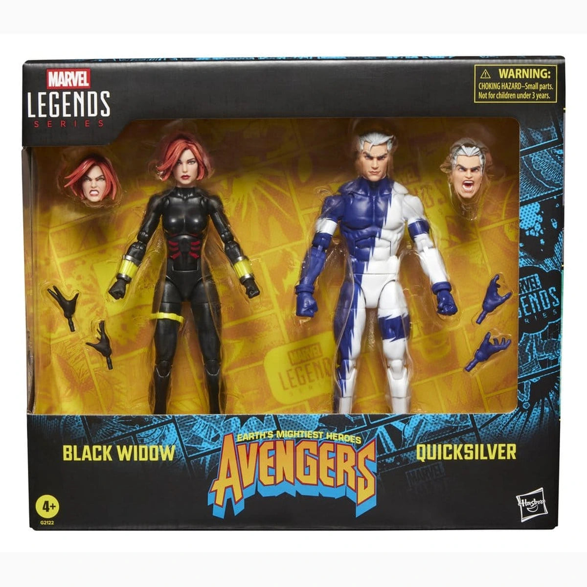 Avengers Marvel Legends pack 2 figurines Black Widow & Quicksilver 15 cm - Image 3