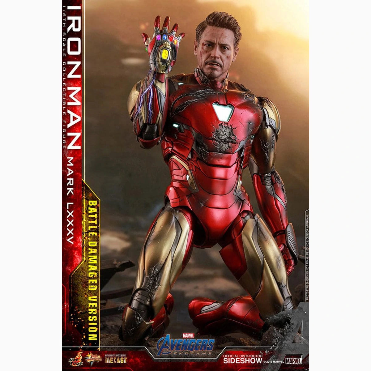 Avengers: Endgame figurine Movie Masterpiece Diecast 1/6 Iron Man Mark LXXXV (Battle Damaged Version) Special Edition 32 cm - Image 6