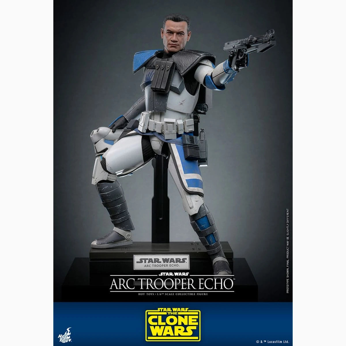 Star Wars: The Clone Wars figurine 1/6 Arc Trooper Echo 30 cm - Image 5
