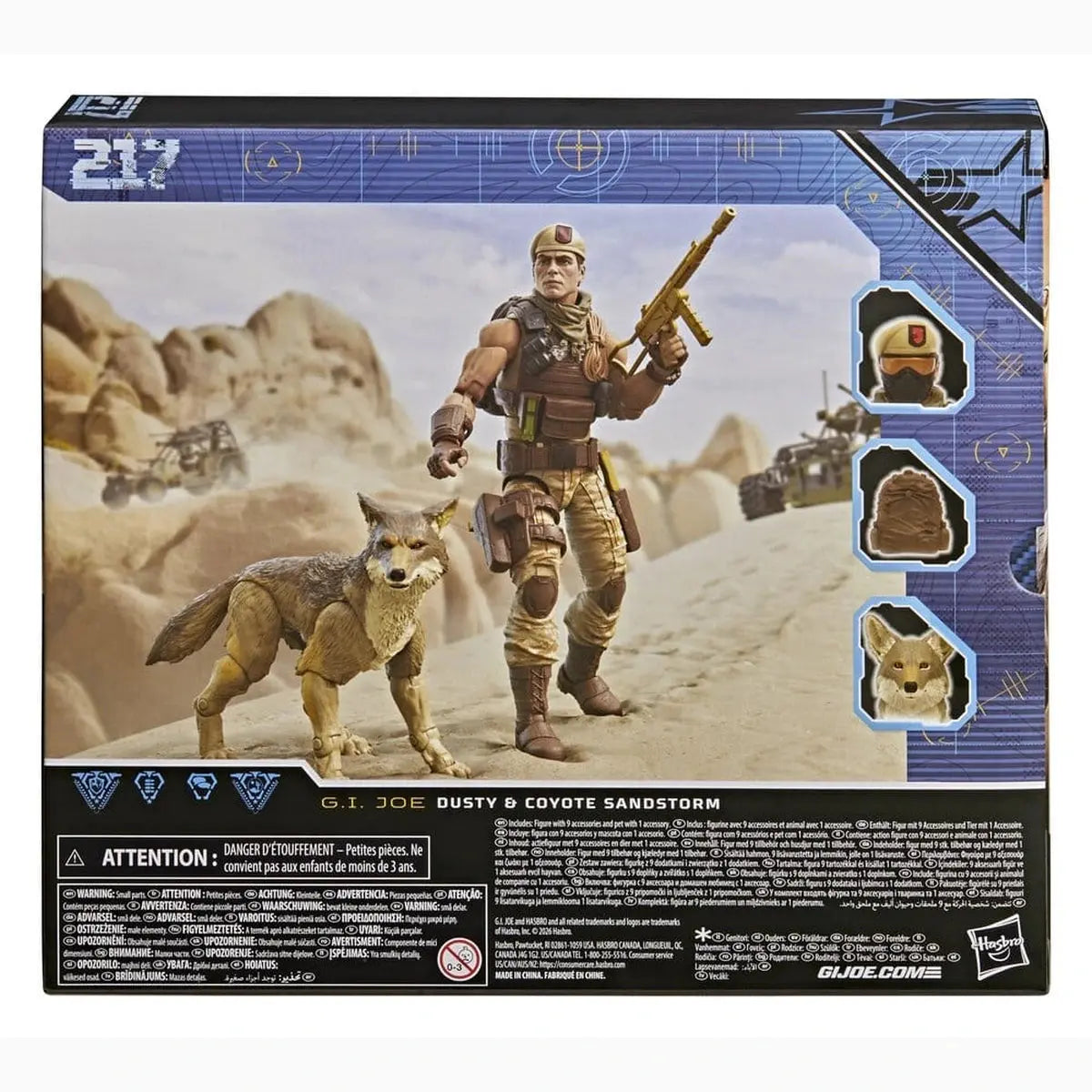 G.I. Joe Classified Series figurine #217 Dusty & Coyote Sandstorm 15 cm - Image 3