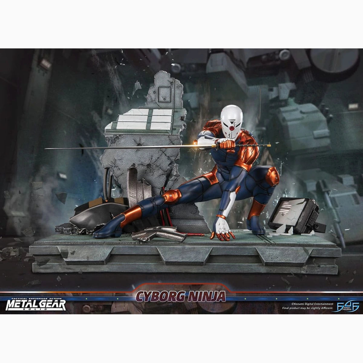 Metal Gear Solid statuette Cyborg Ninja (Gray Fox) 41 cm - Image 5