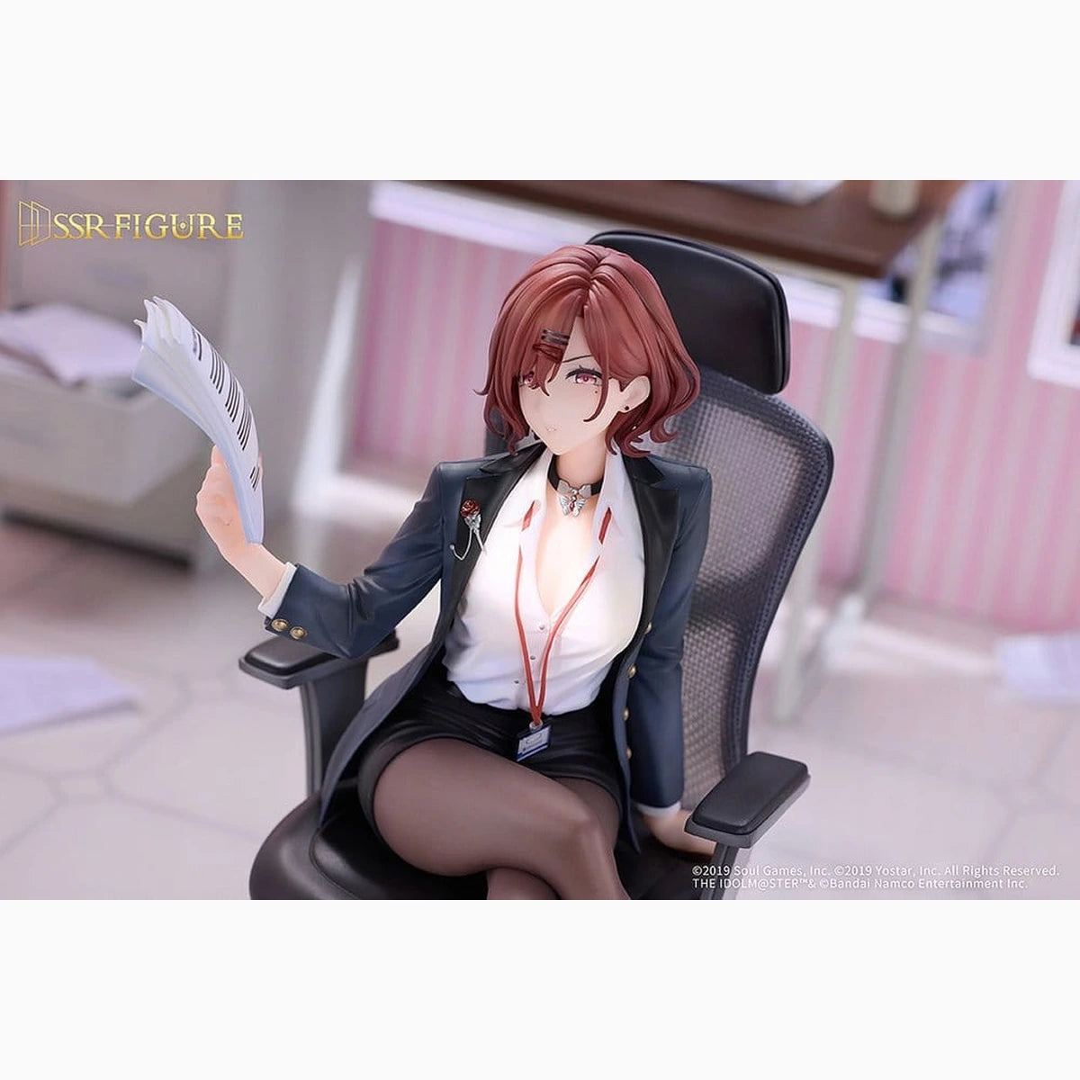 The Idolmaster Shiny Colors x Mahjong Soul figurine PVC 1/7 Madoka Higuchi Effortless Work Ver. 21 cm - Image 6