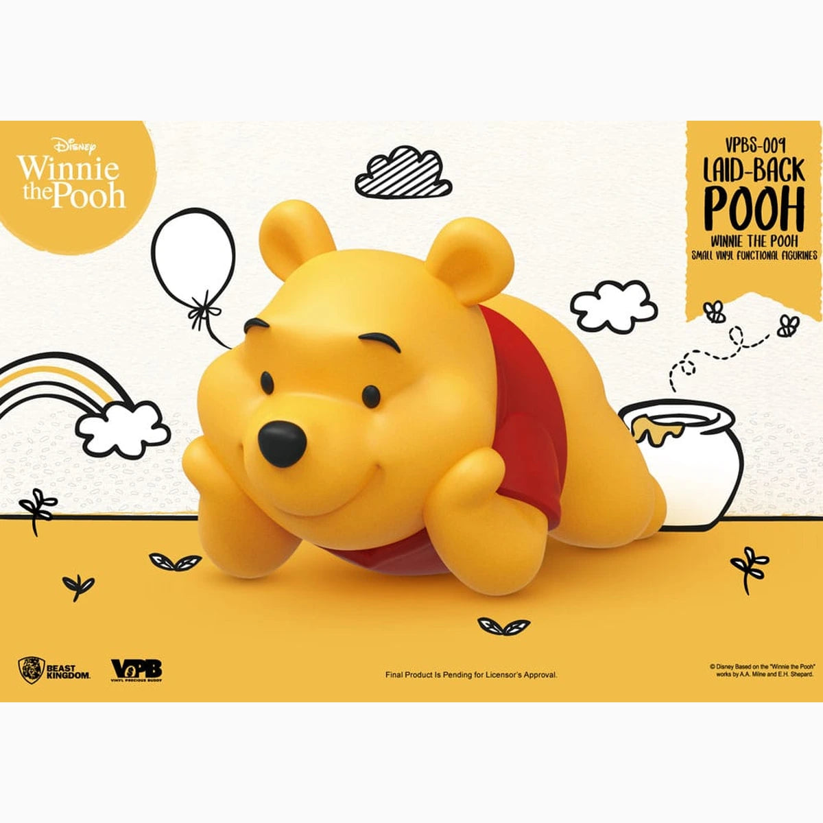Winnie The Pooh Small Vinyl Piggy Bank tirelire Décontracté Winnie 26 cm - Image 3