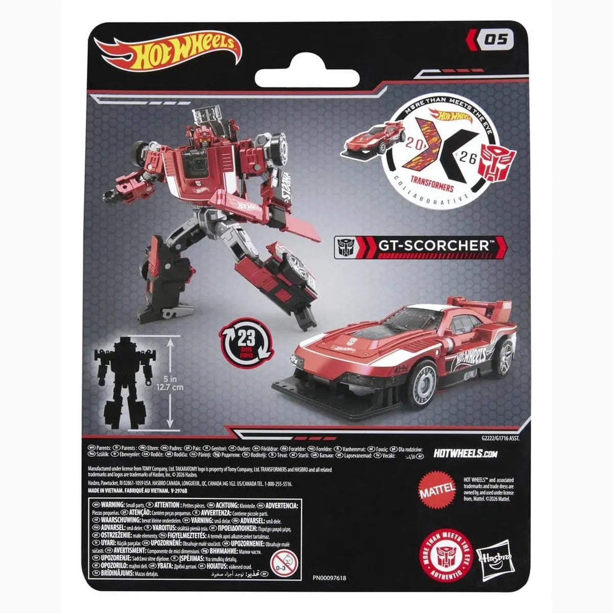 Transformers x Hot Wheels Collaborative Deluxe Class figurine GT-Scorcher 13 cm - Image 3