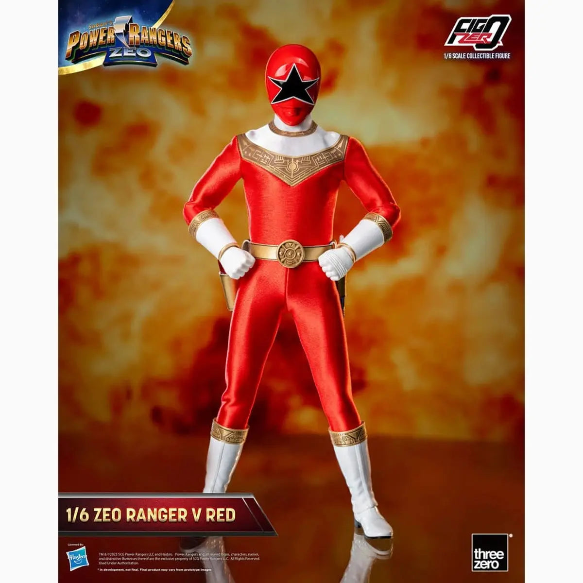 Power Rangers Zeo figurine FigZero 1/6 Ranger V Red 30 cm - Image 1