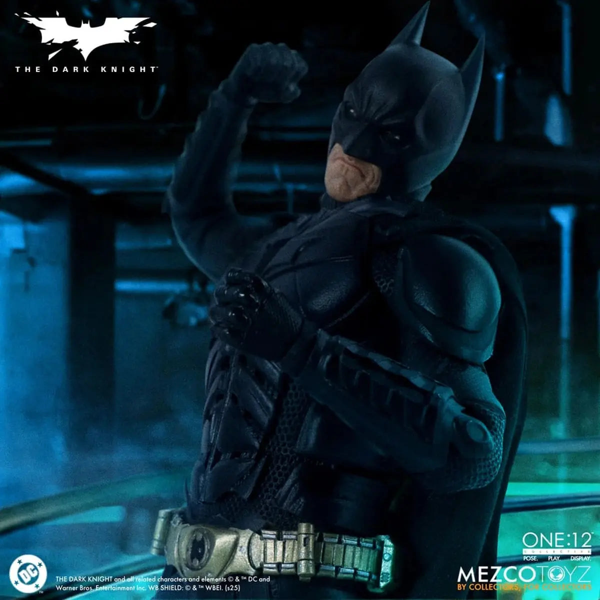 The Dark Knight : Le Chevalier noir figurine 1/12 Batman 17 cm - Image 5