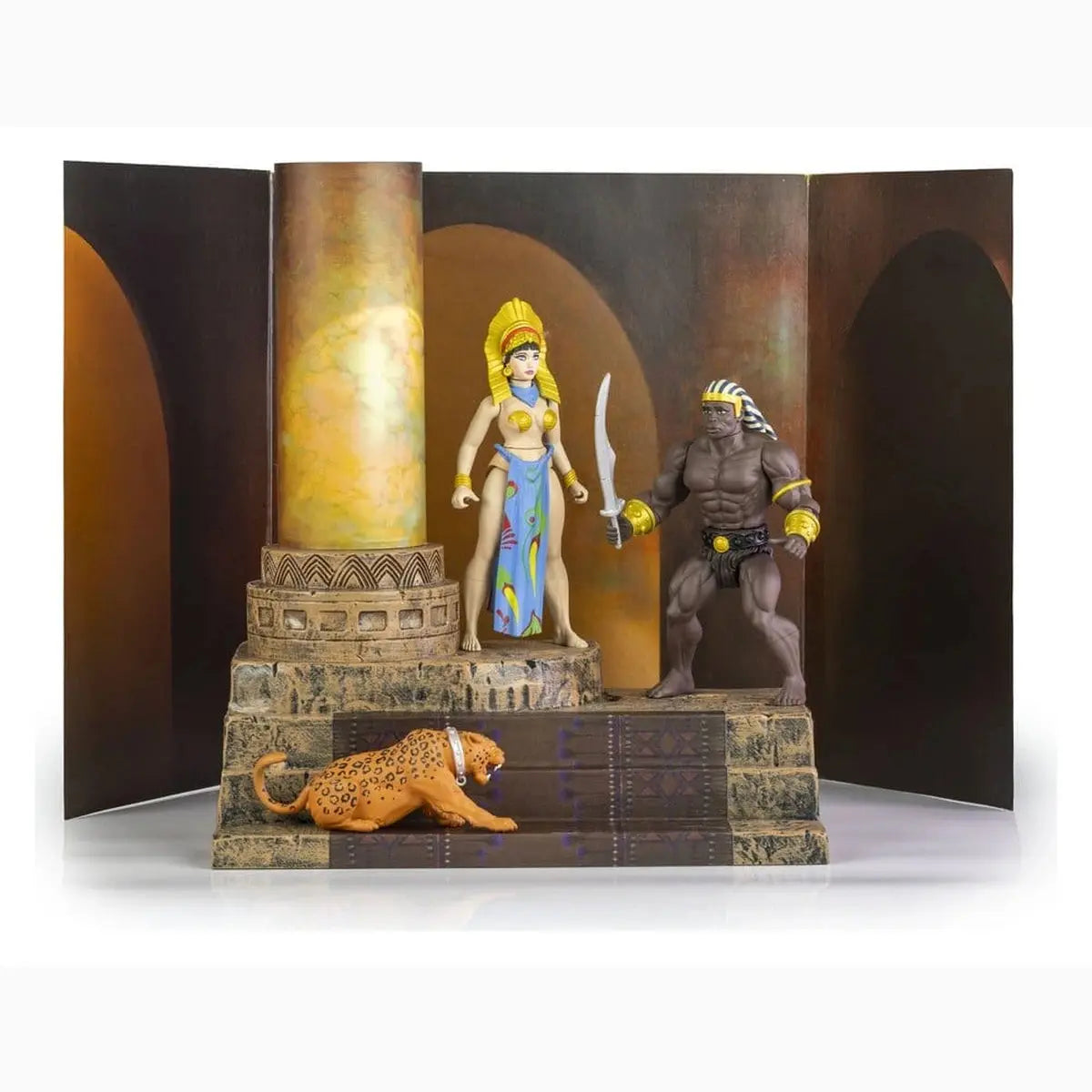 The Savage World of Frazetta Set de figurines Egyptian Queen & The Guard (Museum Edition) 14 cm - Image 1