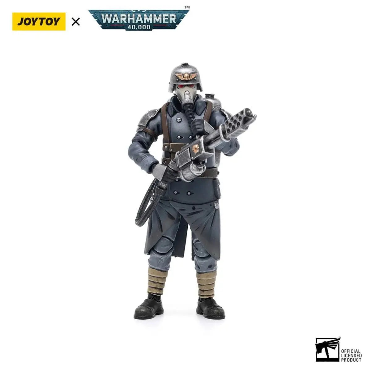 Warhammer 40k figurine 1/18 Death Korps of Krieg Veteran Squad Guardsman with Flamer 10 cm - Image 1
