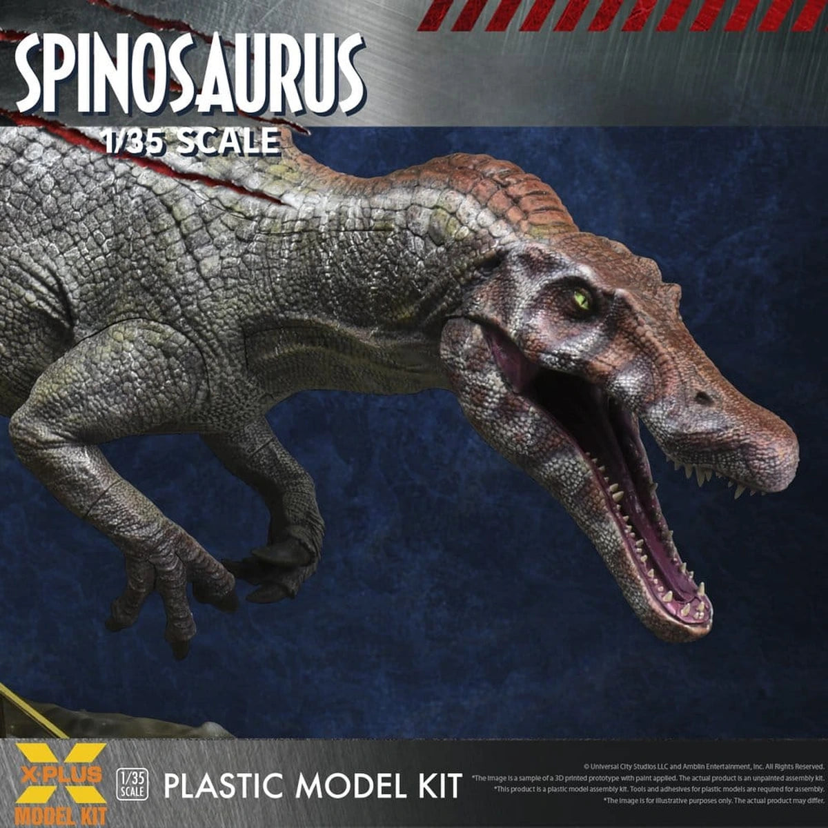 Jurassic Park III Plastic Model Kit 1/35 Spinosaurus 19 cm (Reproduction) - Image 3