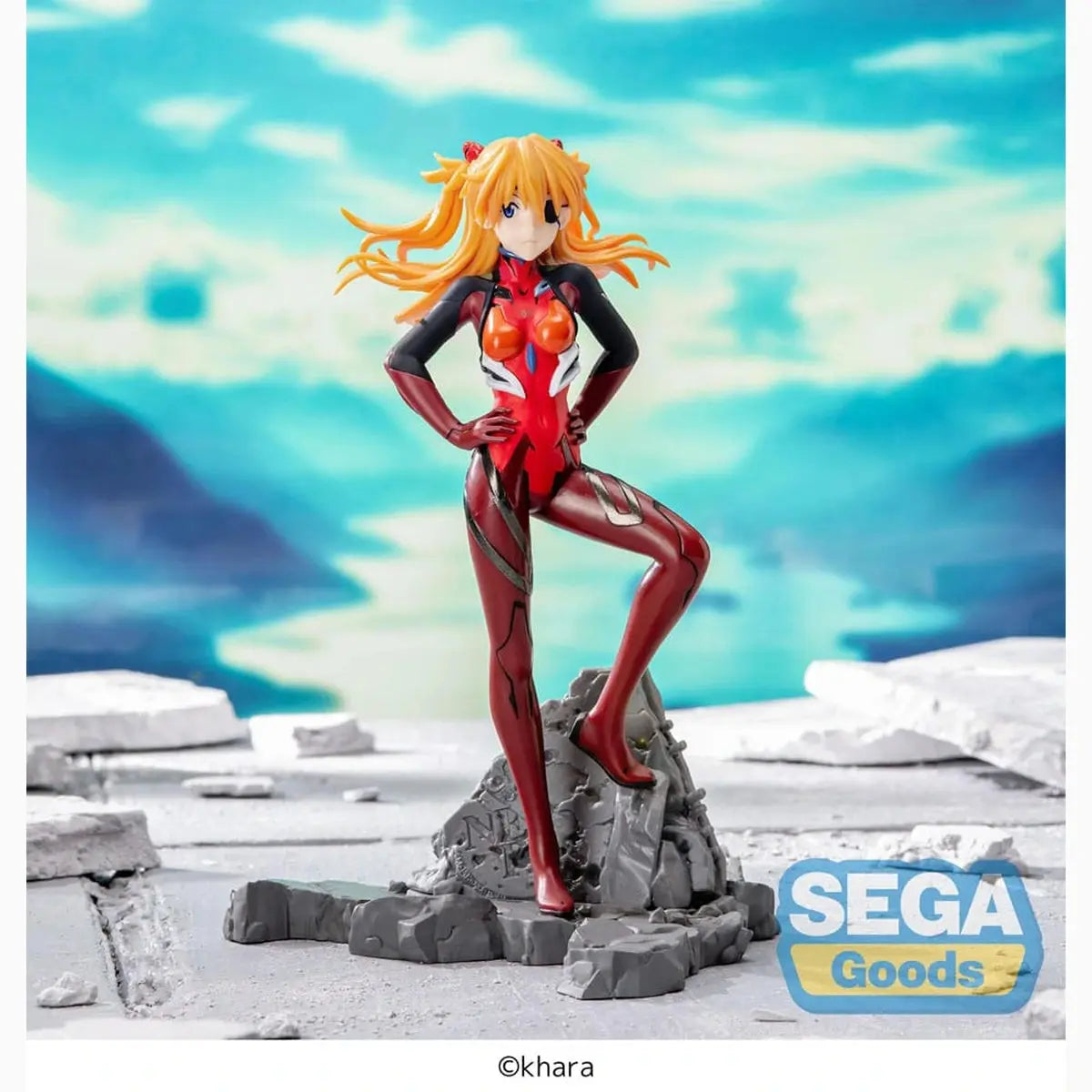 Evangelion: 3.0+1.0 Thrice Upon a Time statuette Luminasta PVC Asuka Shikinami Langley Vignetteum 30th Anniversary Ver. 23 cm - Image 4