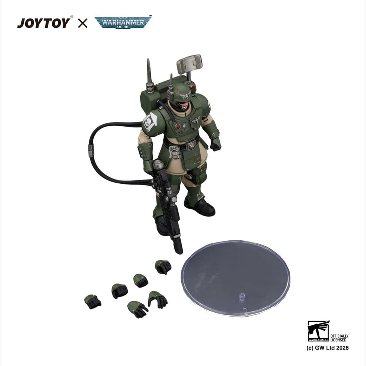 Warhammer figurine Astra Militarum Kasrkin 3 with Hot-shot Lasgun and Vox-caster - Image 6