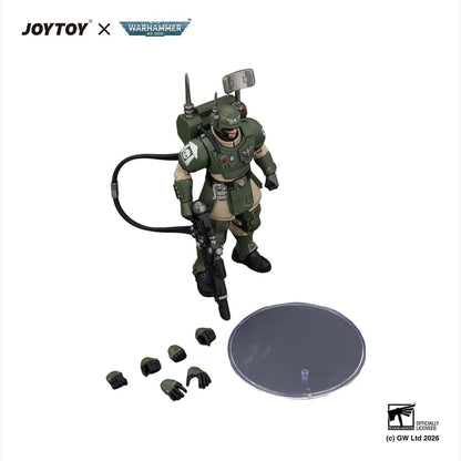 Warhammer figurine Astra Militarum Kasrkin 3 with Hot-shot Lasgun and Vox-caster - Image 6