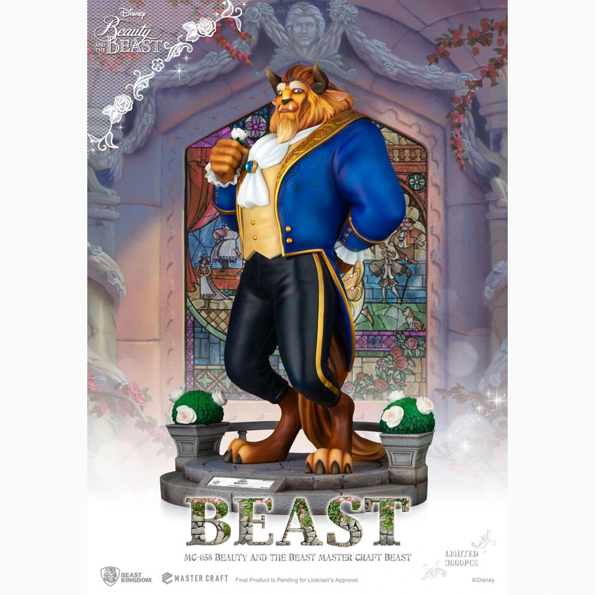 Disney statuette Master Craft La Belle et la Bête Beast 39 cm - Image 2