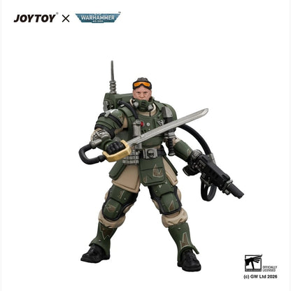 Warhammer figurine Astra Militarum Kasrkin 7 with Hot-shot Laspistol and Power Sword - Image 4