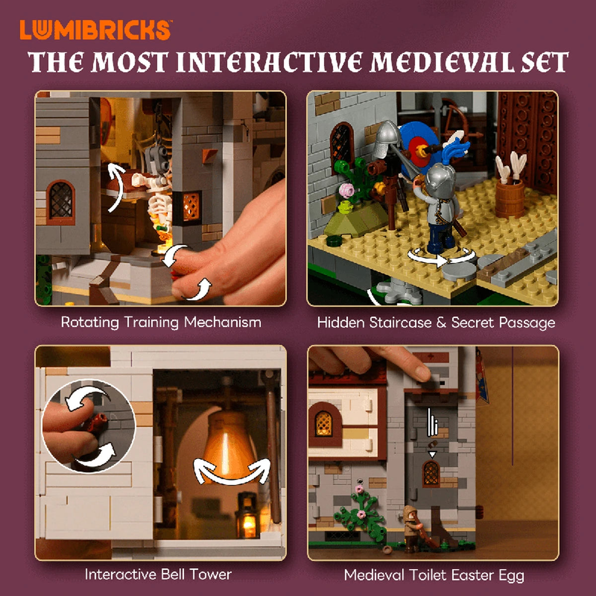 Lumibricks Middle Ages 12013 Medieval Guard Post - Image 2
