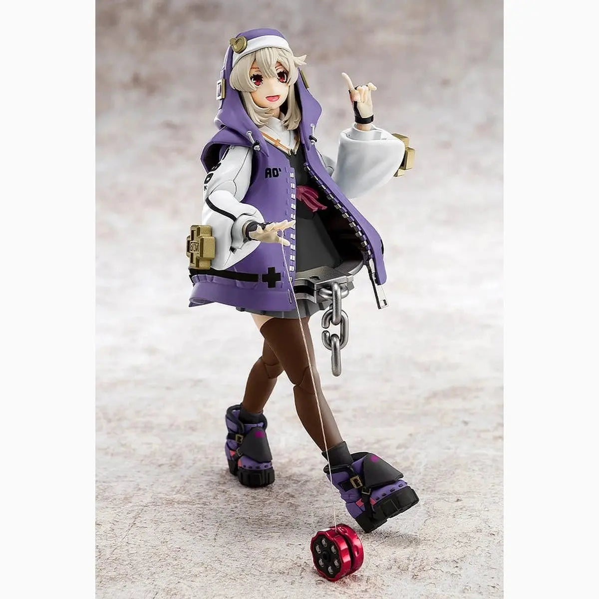 Guilty Gear Strive figurine Plastic Model Kit Bridget Articulated Purple Color Ver. 14 cm - Image 7