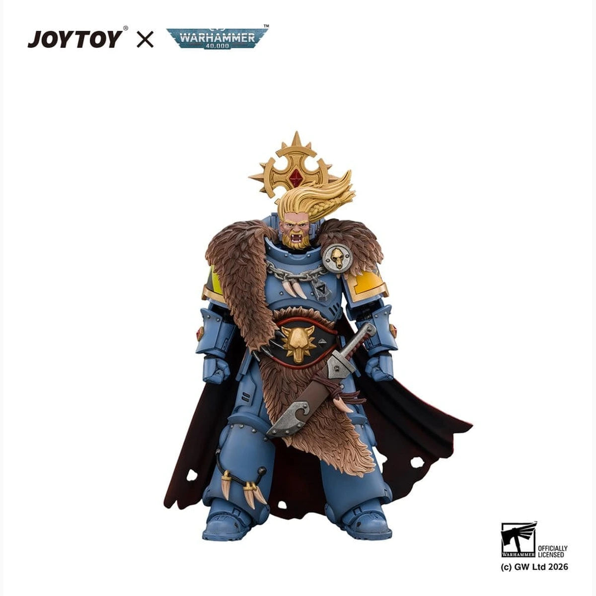 Space Marine figurine Space Wolves Wolf Guard Battle Leader 12 cm - Image 1
