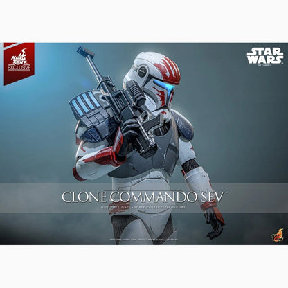 Star Wars: The Clone Wars Television Masterpiece figurine 1/6 Clone Commando Sev (Hot Toys Exclusive) 30 cm - Image 3