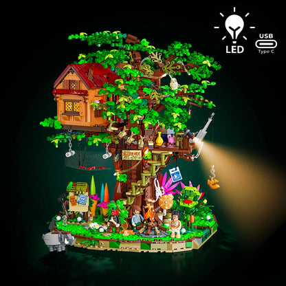 Lumibricks Retro House 10016 Explorer Treehouse - Image 1