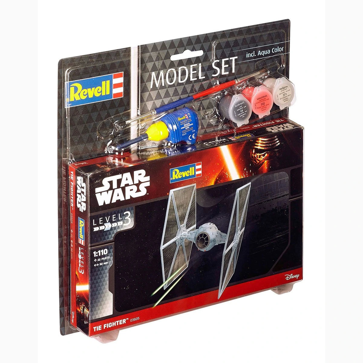 Star Wars maquette 1/110 Model Set TIE Fighter 9 cm - Image 5