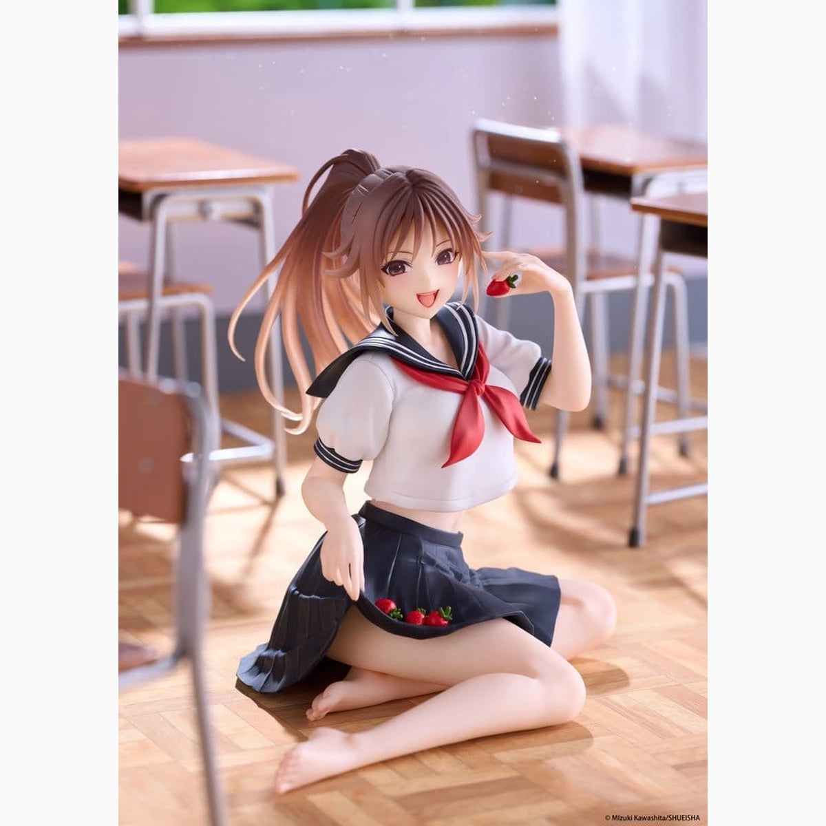 Strawberry 100% figurine PVC Desktop Cute Satsuki Kitaoji (School uniform Ver.) 18 cm - Image 6