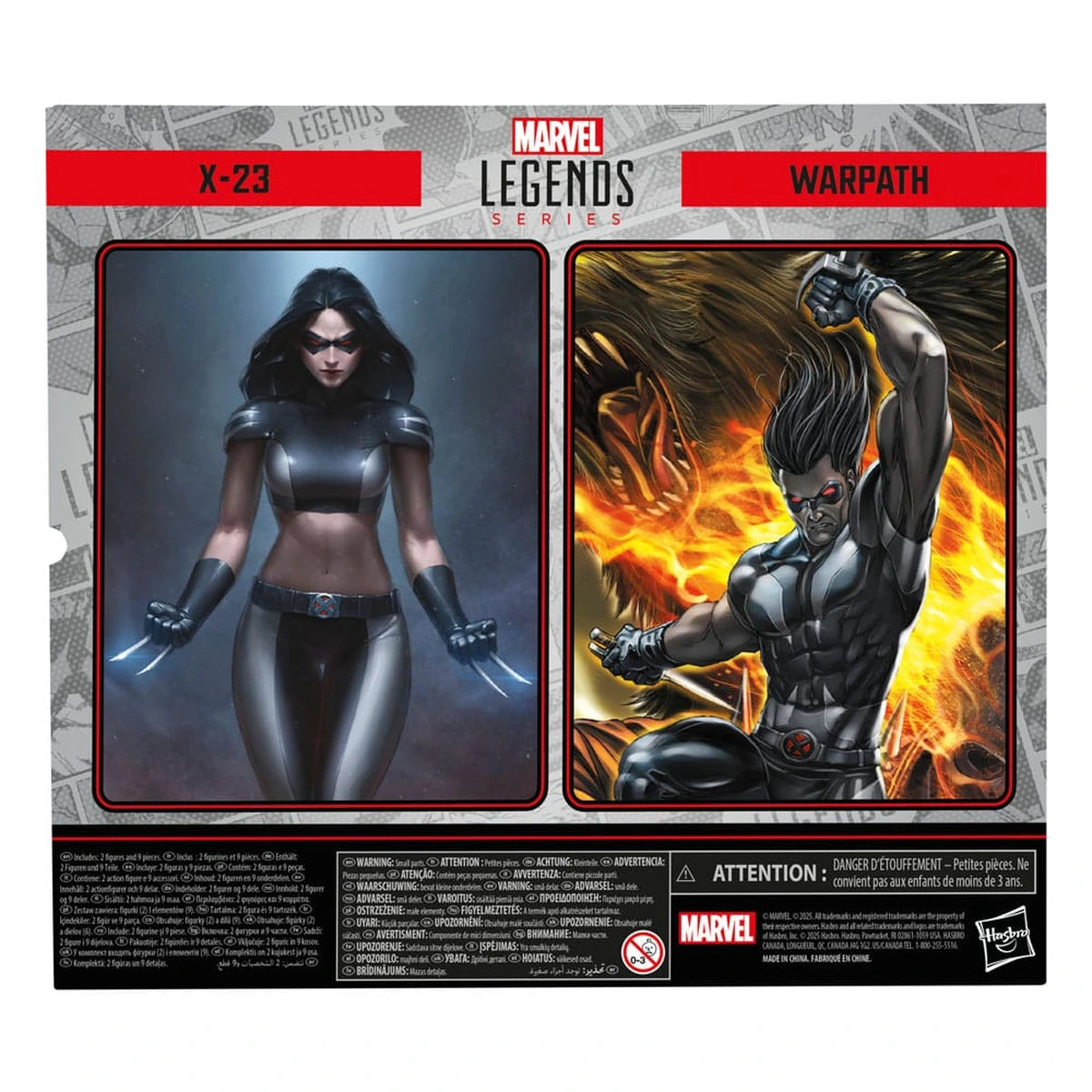 X-Force Marvel Legends pack 2 figurines X-23 & Warpath 15 cm - Image 3