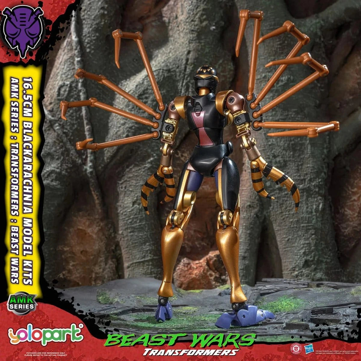 Transformers Plastic Model Kit AMK Series Beast Wars Blackarachnia 18 cm - Image 3
