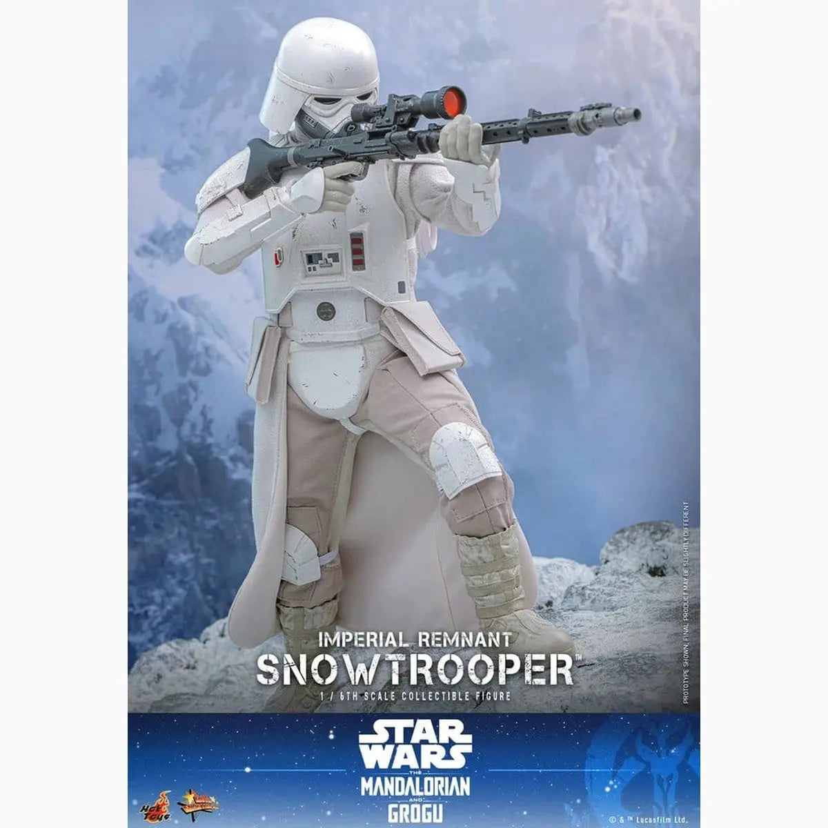 Star Wars: The Mandalorian & Grogu Movie Masterpiece figurine 1/6 Imperial Remnant Snowtrooper 30 cm - Image 5