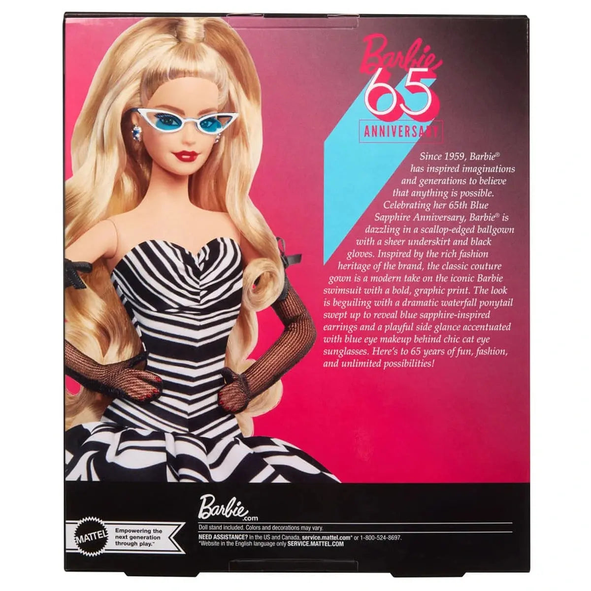 Barbie Signature poupée 65th Anniversary Blonde - Image 5