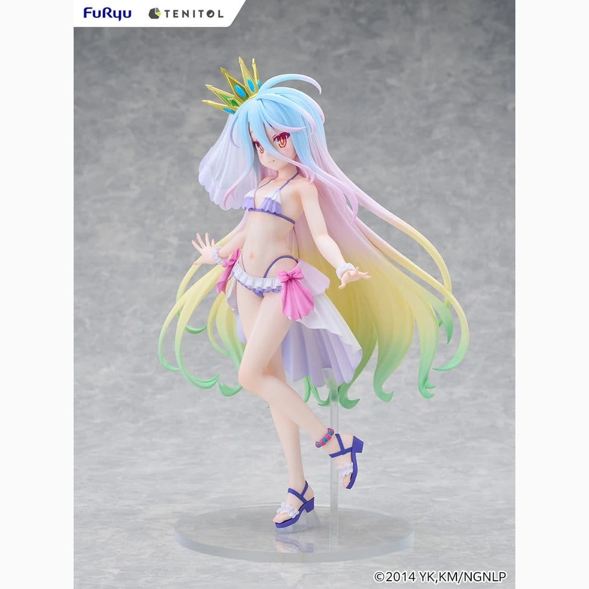 No Game No Life figurine PVC Tenitol Tall Shiro swimwear dress Ver. 29 cm - Image 2