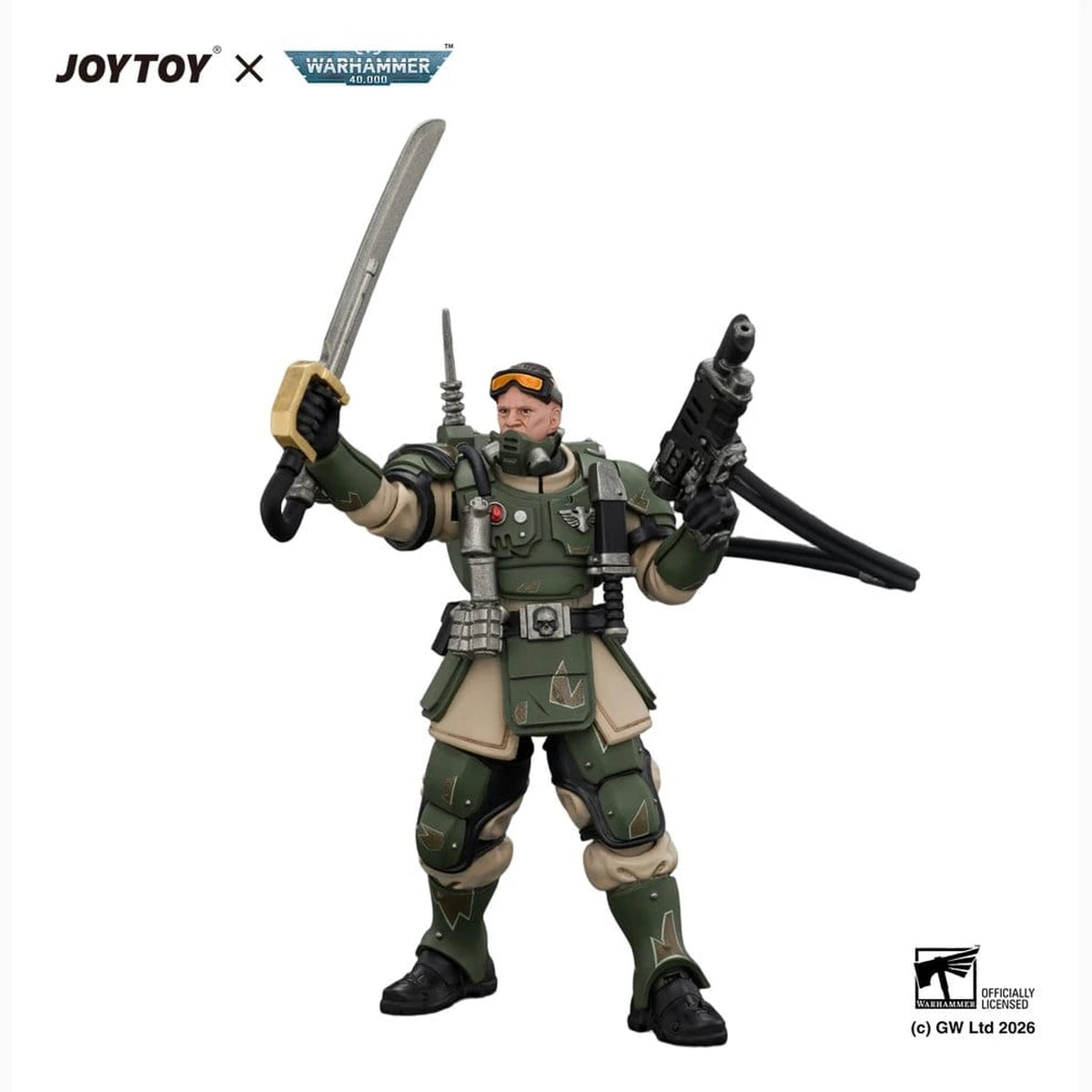 Warhammer figurine Astra Militarum Kasrkin 7 with Hot-shot Laspistol and Power Sword - Image 5