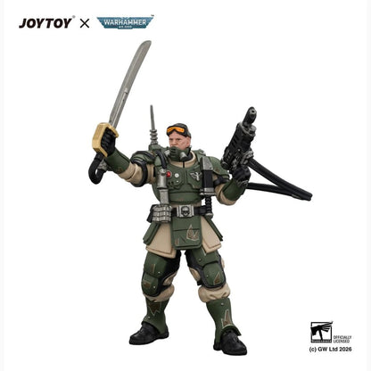 Warhammer figurine Astra Militarum Kasrkin 7 with Hot-shot Laspistol and Power Sword - Image 5