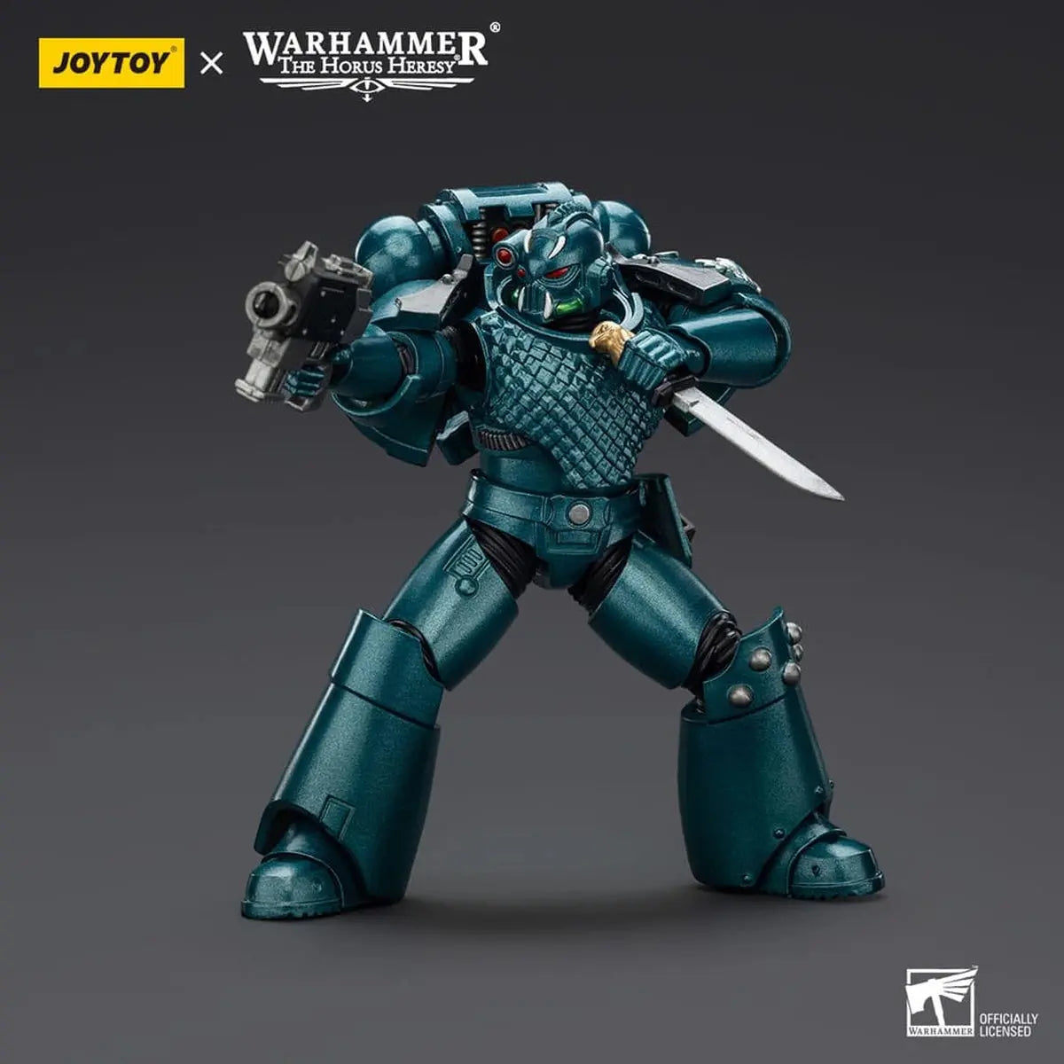 Warhammer The Horus Heresy figurine Alpha Legion Head hunter With Banestrike Combi-Bolter And Power Dagger 20 cm - Image 7