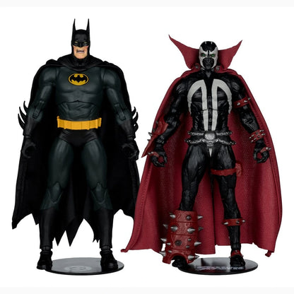 DC Multiverse McFarlane Collector Edition pack de 2 figurines Batman & Spawn (Gold Label) 18 cm - Image 1