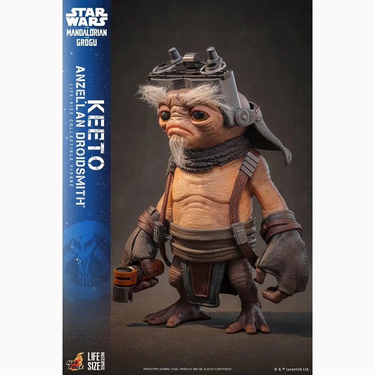 Star Wars: The Mandalorian & Grogu Life-Size Masterpiece figurine taille réelle Keeto (Anzellan Droidsmith) 26 cm - Image 5