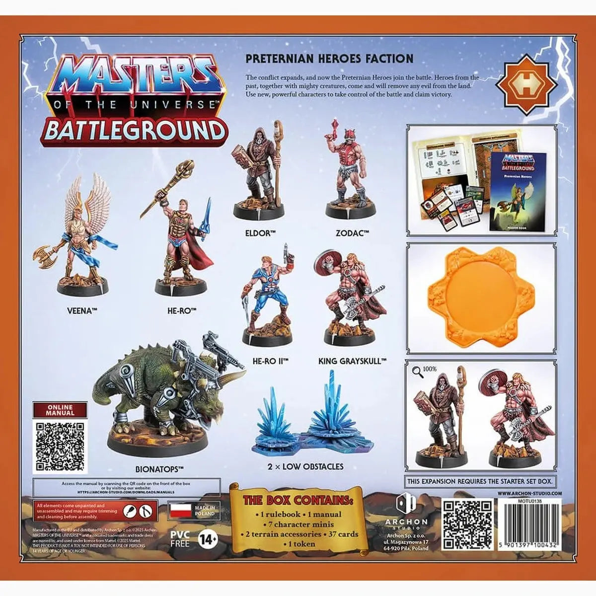 Masters of the Universe: Battleground jeu de figurines Wave 10: Preternian Heroes Faction *FRANÇAIS* - Image 7