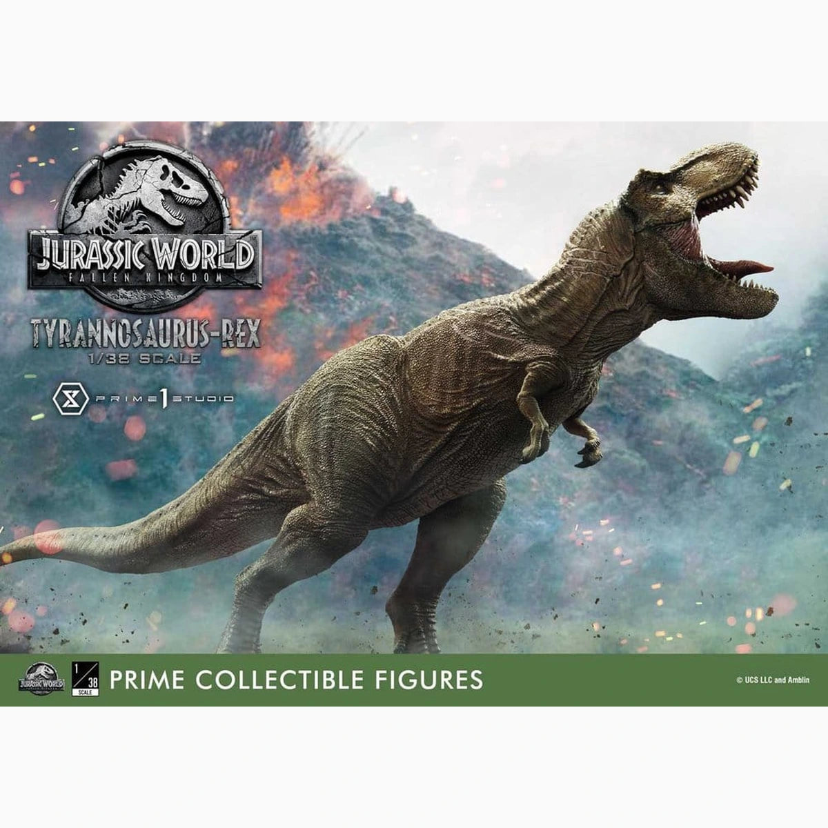 Jurassic World: Fallen Kingdom (Film) Prime Collectible Figures statue 1/38 Tyrannosaurus Rex 23 cm - Image 3