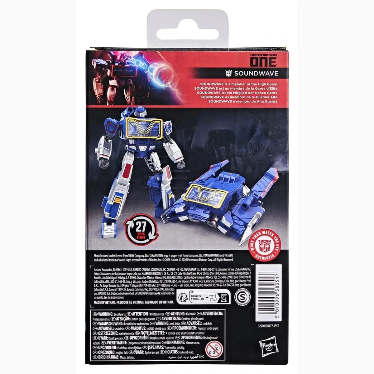 Transformers : Le Commencement Studio Series Deluxe Class figurine Soundwave 13 cm - Image 3