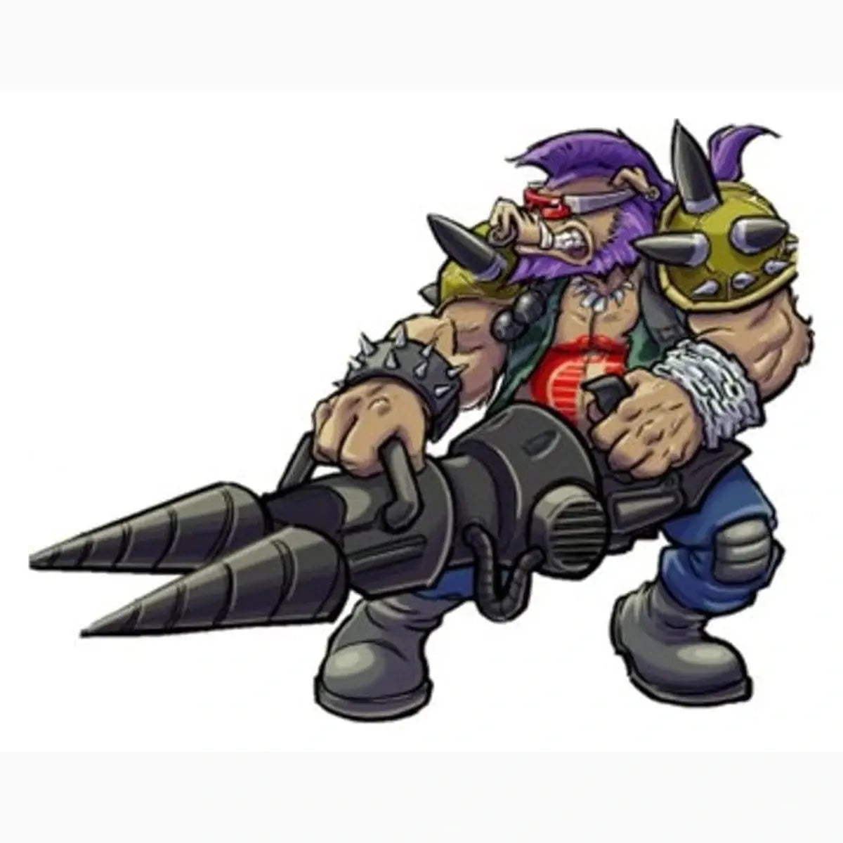 Tortues Ninja x G.I. Joe Crossover Classics figurine Rocksteady x Dreadnok Buzzer 12 cm - Image ajoutée 2